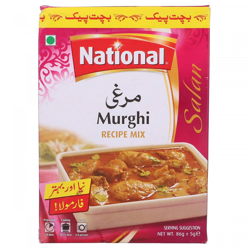 National Murghi Masala Recipe Mix 86g - HKarim Buksh