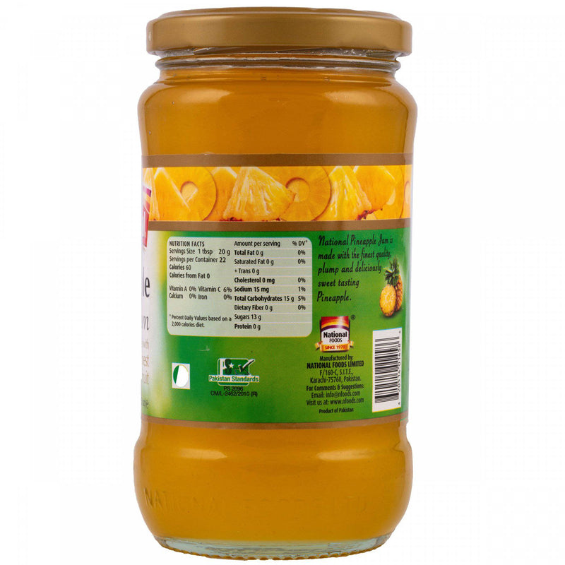 National Pineapple Jam 440g - HKarim Buksh