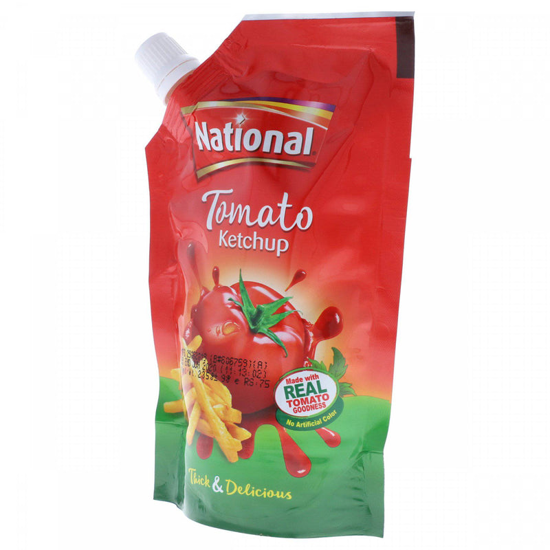 National Tomato Ketchup 235g Pouch - HKarim Buksh