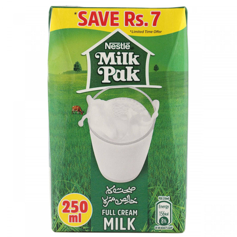 Nestle Milk Pak Full Cream Milk 250ml - HKarim Buksh
