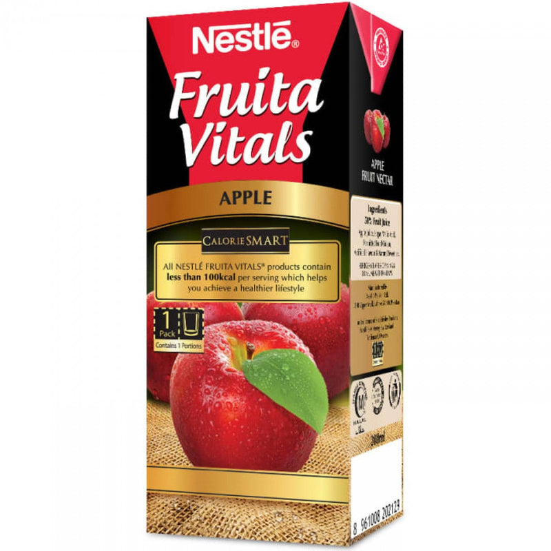 Nestle Fruita Vitals Apple Fruit Nectar 200ml - HKarim Buksh