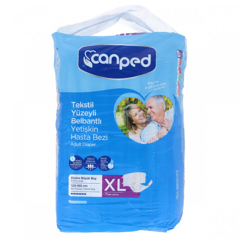 Canped Adult Diapers XL 7Pcs - HKarim Buksh