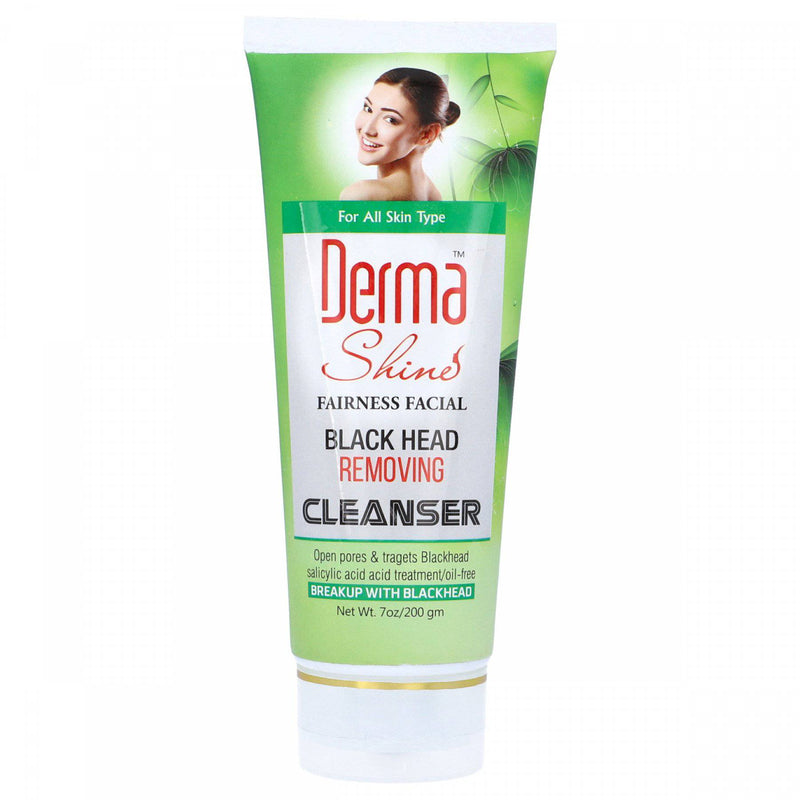 Derma Shine Fairness Facial Black Head Removing Cleanser 200g - HKarim Buksh