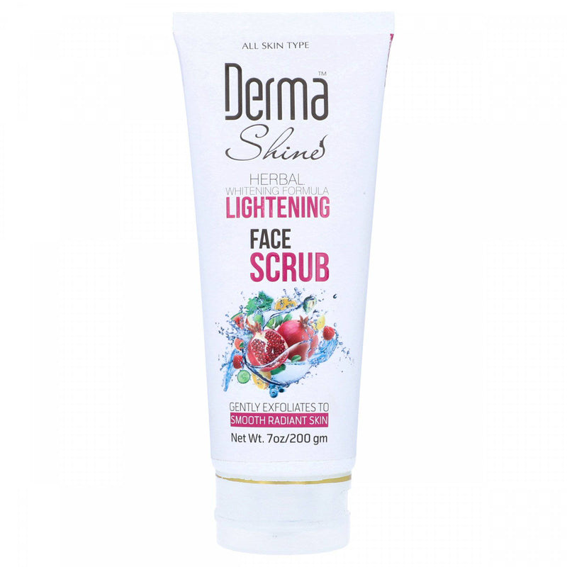 Derma Shine Herbal Whitening Formula Lightening Face Scrub 200g - HKarim Buksh