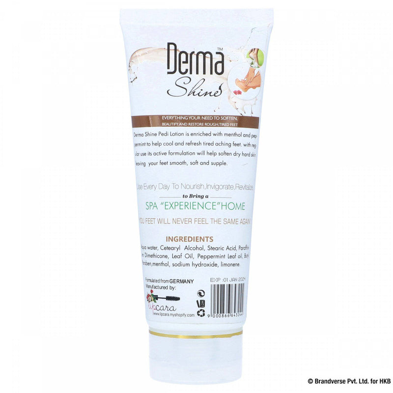 Derma Shine Pedi Lotion with Peppermint & Menthol 200g - HKarim Buksh