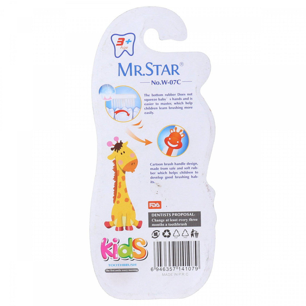 Mr.Star Kids Toothbrush Orange – HKarim Buksh