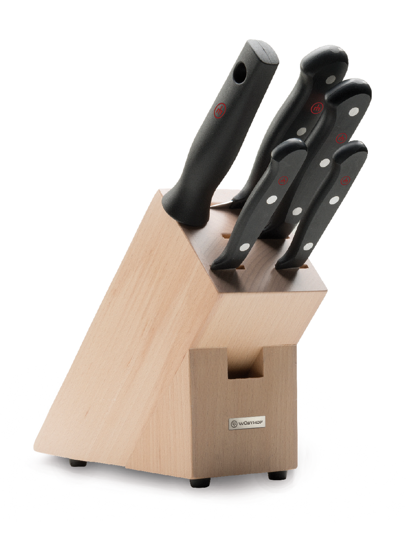 Wüsthof Gourmet Knife Block with 5 pcs. - HKarim Buksh