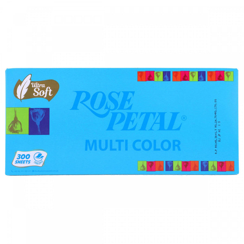 Rose Petal Multi Colour Tissues - HKarim Buksh