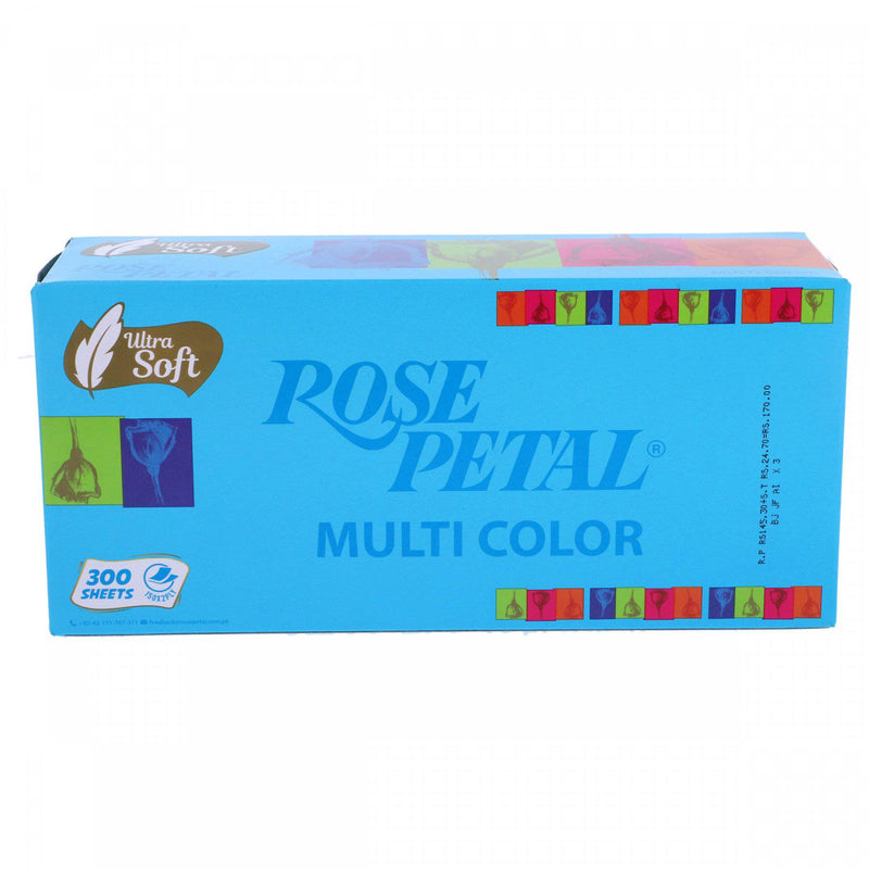 Rose Petal Multi Colour Tissues - HKarim Buksh