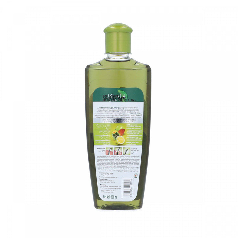 Vatika Naturals Olive Enriched Hair Oil 200ml - HKarim Buksh