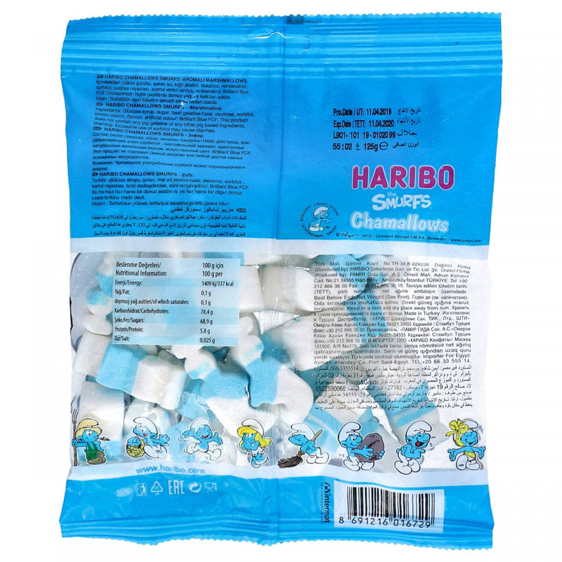 Haribo Smurf Marshmallow 125g - HKarim Buksh