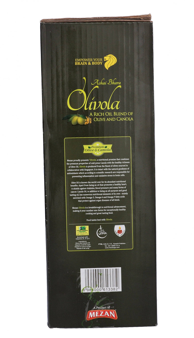 Mezan Olivola Olive and Canola 5 Litre - HKarim Buksh