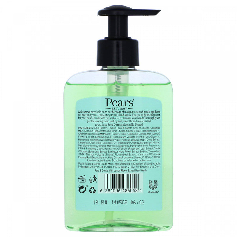 Pears Lemon Flower Extract Hand Wash 250ml - HKarim Buksh