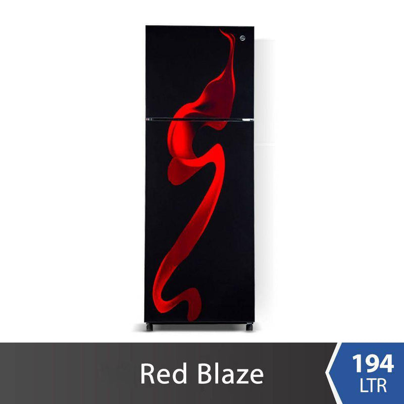 PEL Refrigerator Glass Door 2200 Red Blaze - 194L - HKarim Buksh