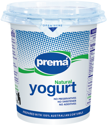 Prema Yogurt - Plain 400g - HKarim Buksh