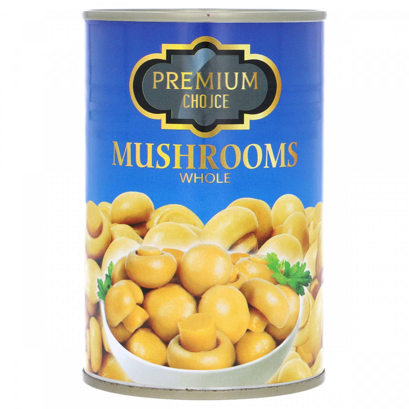 Premium Choice Mushrooms Whole 400g - HKarim Buksh