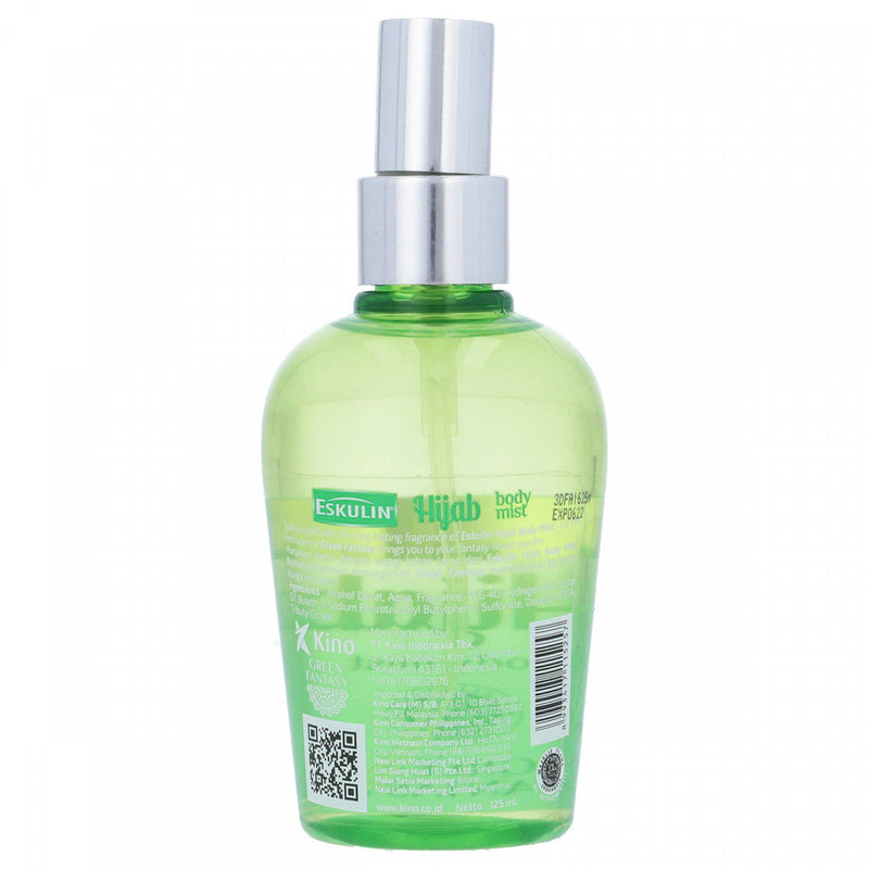 Eskulin Hijab Body Mist Green Fantasy 125ml - HKarim Buksh