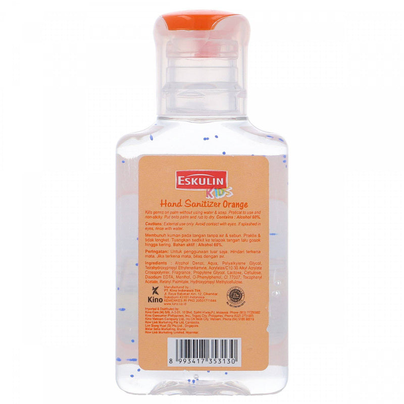Eskulin Kids Hand Sanitizer Orange 50ml - HKarim Buksh