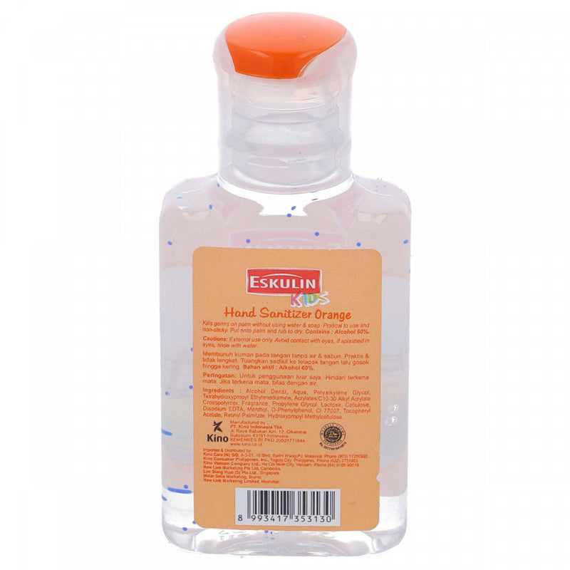 Eskulin Kids Hand Sanitizer Orange 50ml - HKarim Buksh