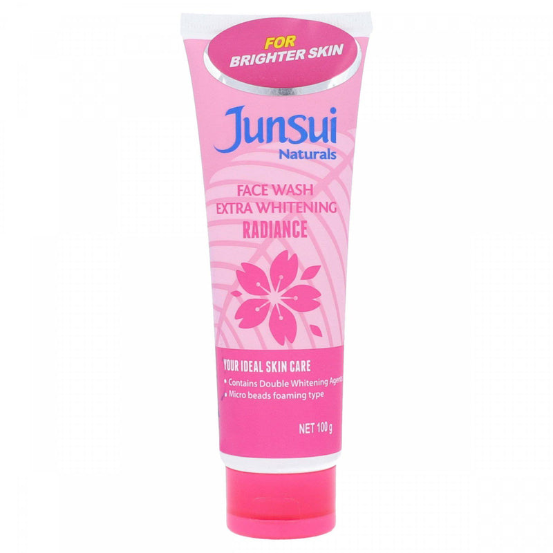 Junsui Naturals Face Wash Extra Whitening Radiance 100g - HKarim Buksh