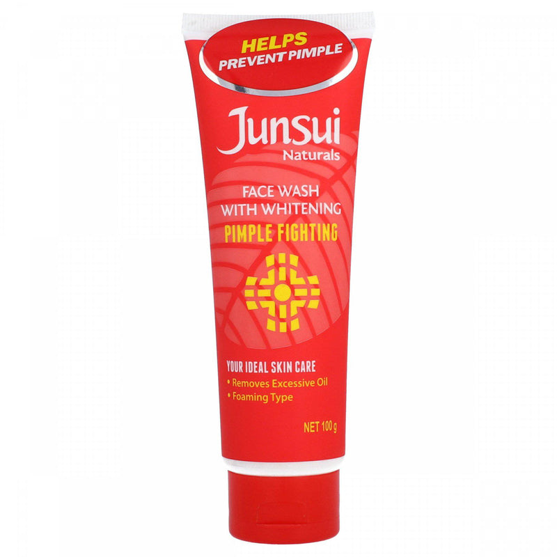 Junsui Naturals Face Wash with Whitening Pimple Fighting 100g - HKarim Buksh