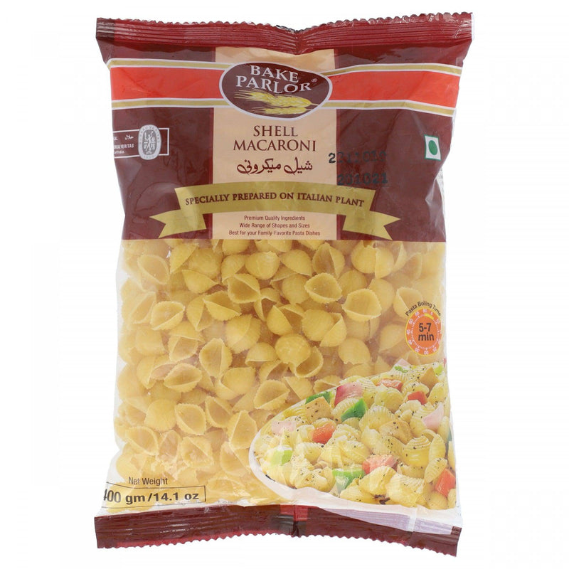 Bake Parlor Shell Macaroni400g - HKarim Buksh