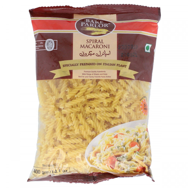 Bake Parlor Spiral Macaroni 400g - HKarim Buksh