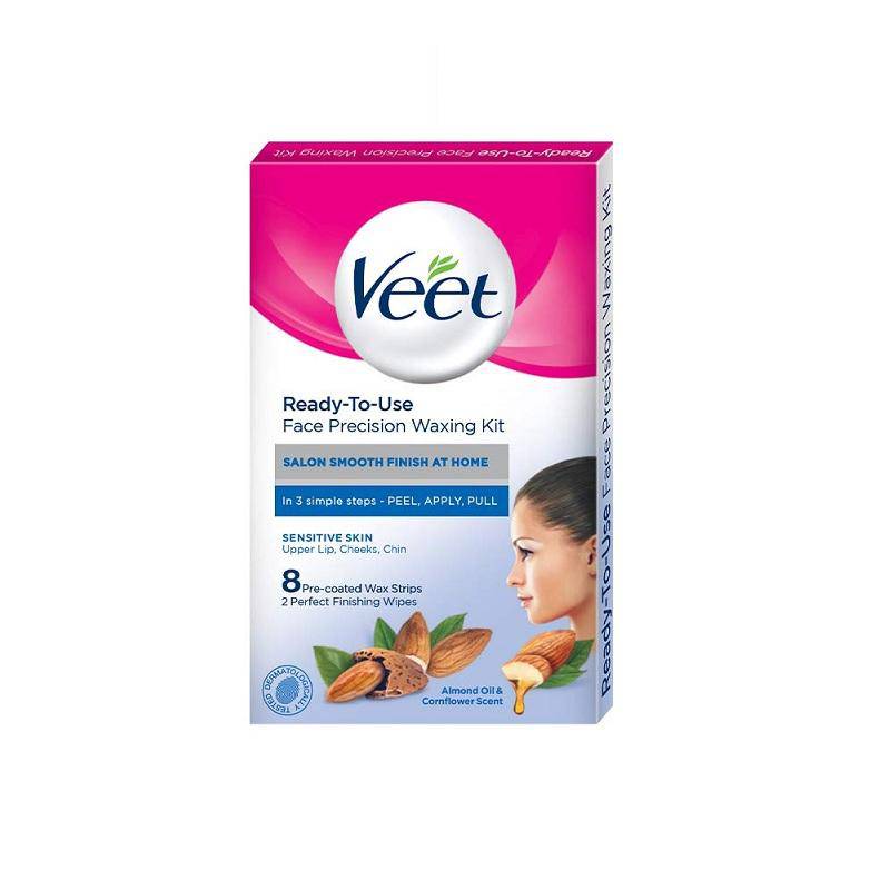 Veet Face Wax Strips Sensitive (8 Wax Strips) - HKarim Buksh