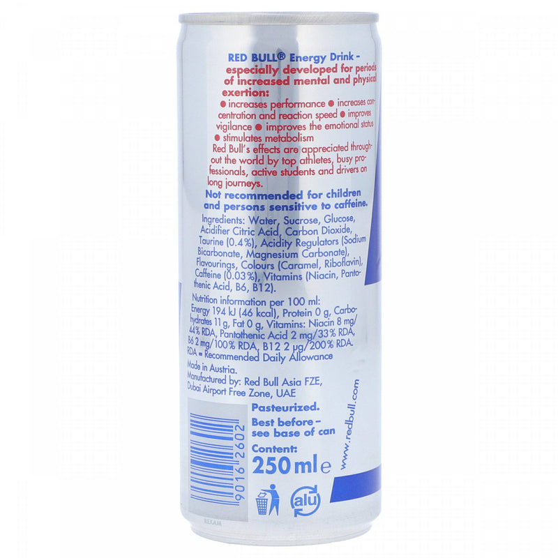 Redbull Energy Drink Can 250ml - HKarim Buksh