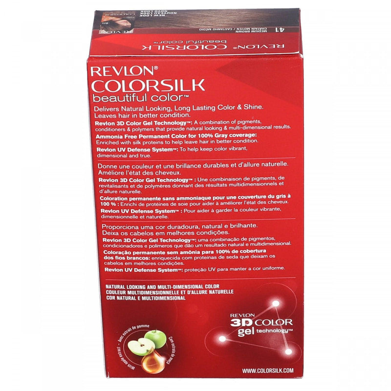 Revlon ColorSilk 41 Medium Brown - HKarim Buksh