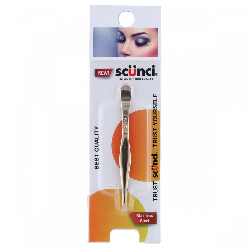 Scunci Stainless Steel Tweezer Gold - HKarim Buksh