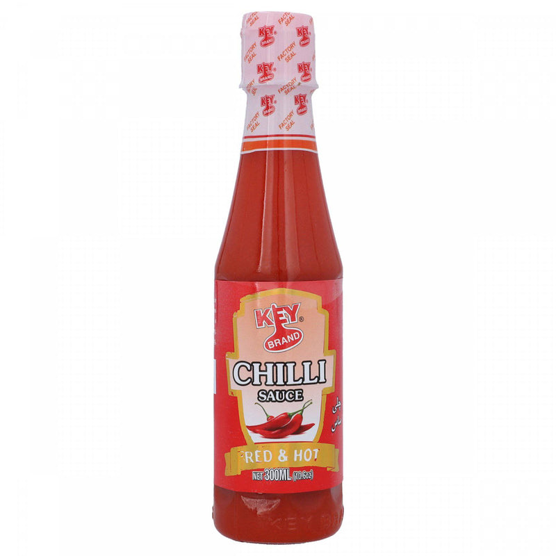 Key Brand Chilli Sauce Red & Hot 300ml - HKarim Buksh
