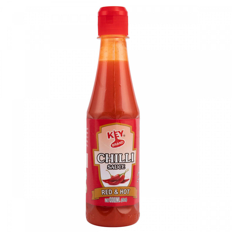 Key Brand Chilli Sauce Red & Hot 300ml - HKarim Buksh