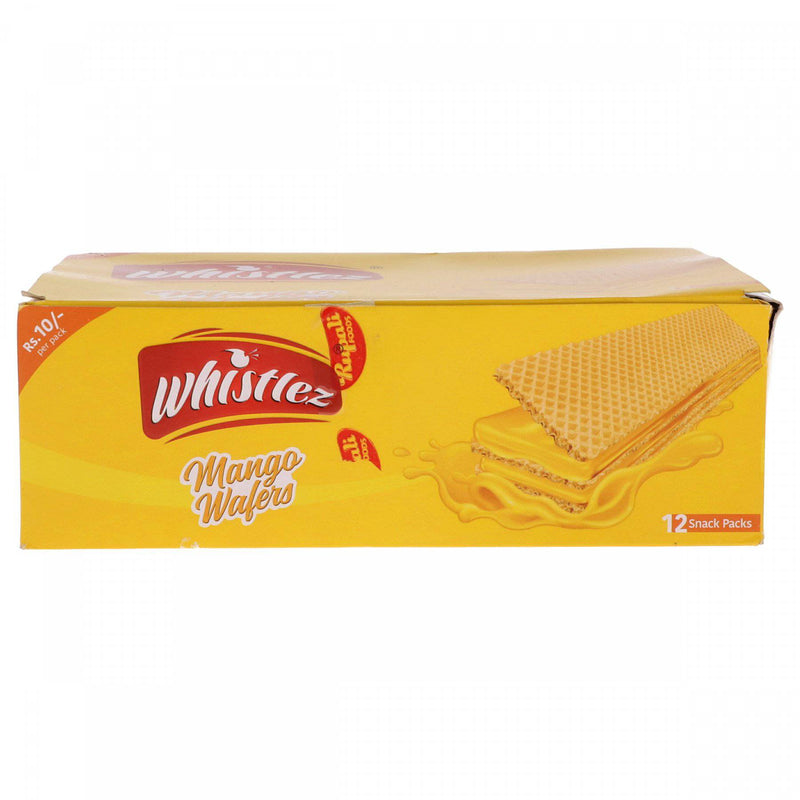 Whistlez Mango Wafers 12 Snack Packs - HKarim Buksh