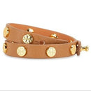 Double Wrap Stud Logo Bracelet - HKarim Buksh