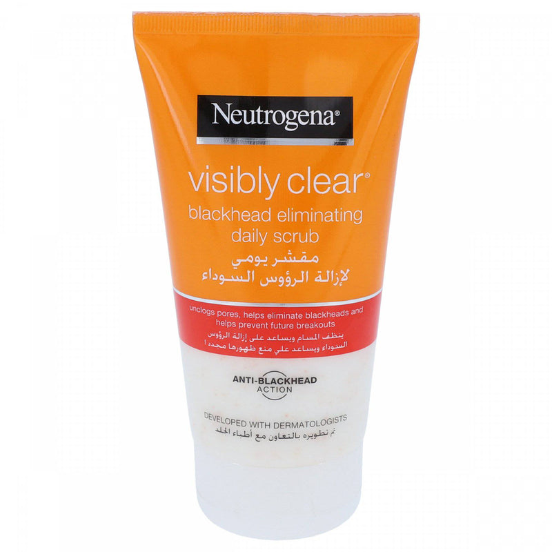 Neutrogena Visibly Clear Black Head Eliminating Daily Scrub 150ml - HKarim Buksh