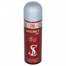 Secret love Red For Men Long Lasting Perfumed Body Spray 225ml - HKarim Buksh