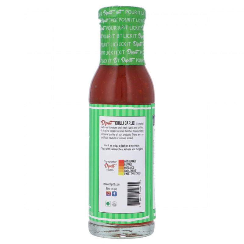 Dipitt Chilli Garlic Sauce Garlicky Heat 310g - HKarim Buksh