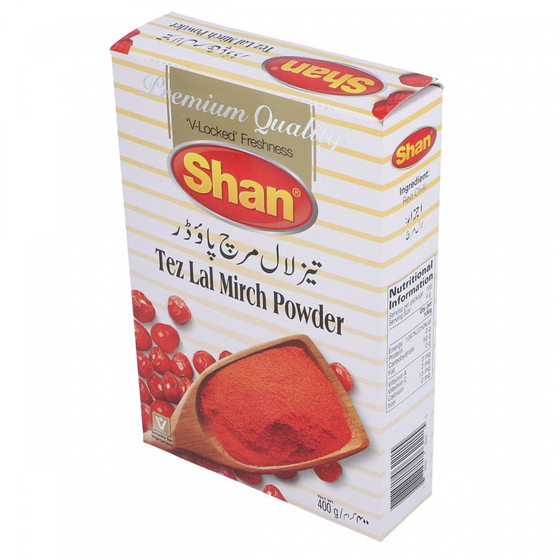 Shan Tez Lal Mirch Powder 400g - HKarim Buksh