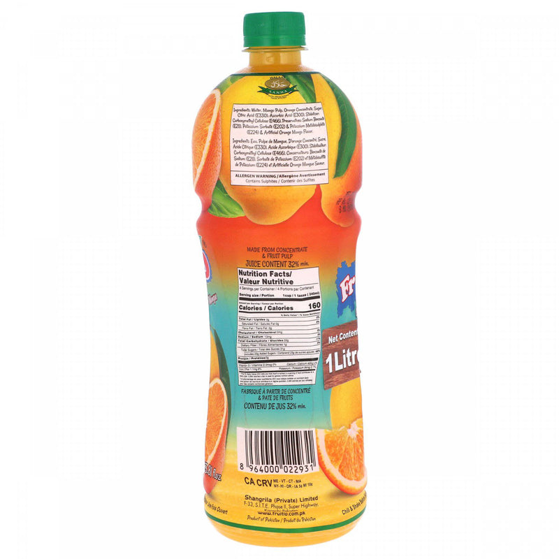 Fruiti-O OrangeMango Juice 1 Litre - HKarim Buksh