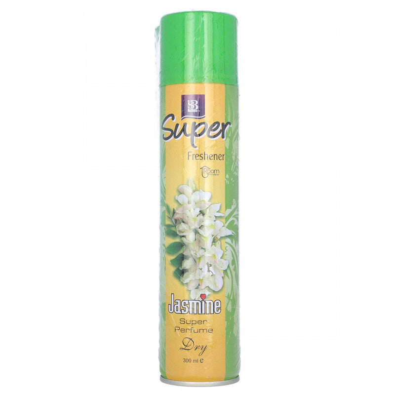 Super Freshener Jasmine Super Perfume Dry 300ml x 2 - HKarim Buksh