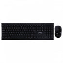Jedel Fashion Wireless Combo Keyboard & Mouse WS 1100 Black - HKarim Buksh