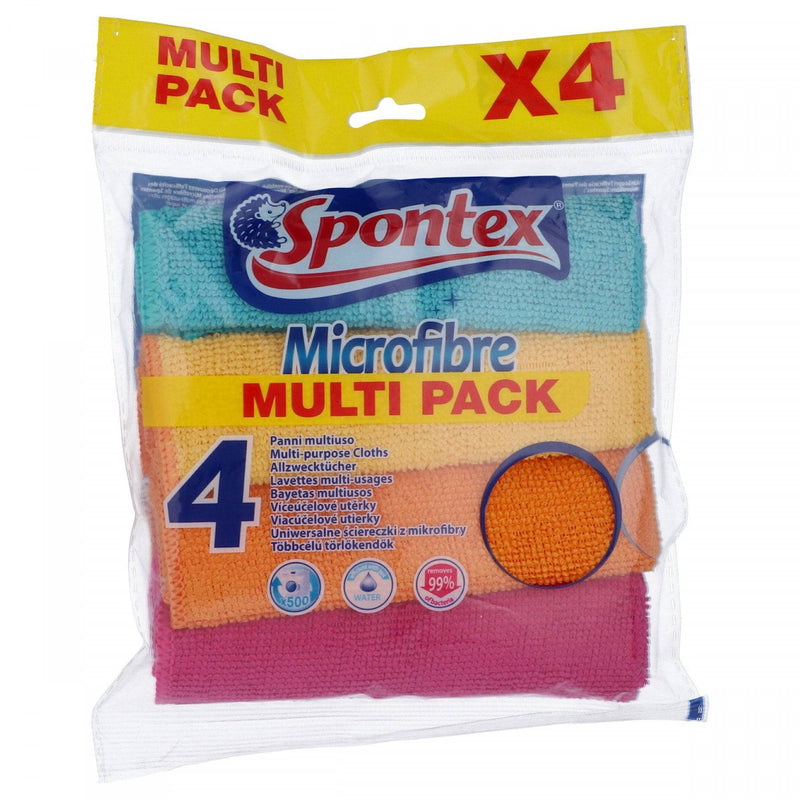 Spontex Microfiber Cloth X 5 â€“ HKarim Buksh