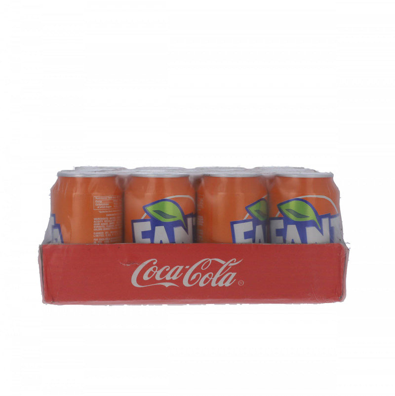 Fanta Orange Flavor 330ml x 12 - HKarim Buksh