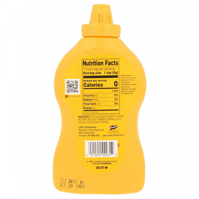 French's Classic Yellow Mustard 567g - HKarim Buksh