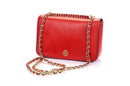 ROBINSON' ADJUSTABLE CHAIN SHOULDER BAG Red - HKarim Buksh