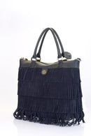 Tory Burch Uni Calf Leather Tory Navy - HKarim Buksh
