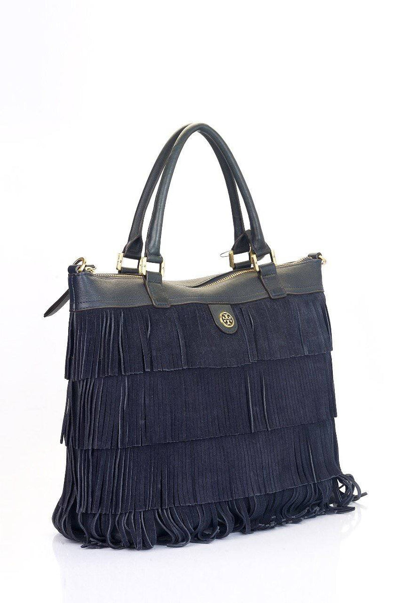 Tory Burch Uni Calf Leather Tory Navy - HKarim Buksh