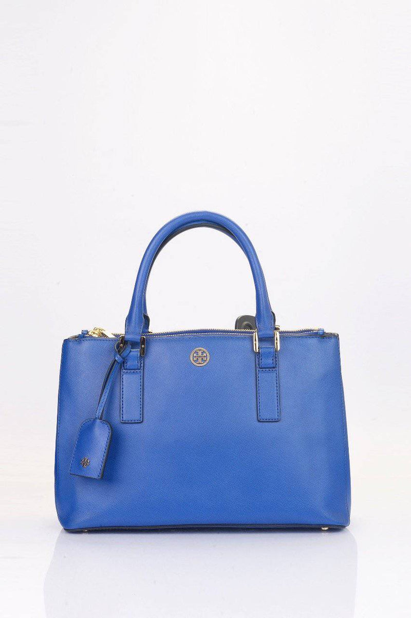 Tory Burch UNI SAFFIANO Blue - HKarim Buksh