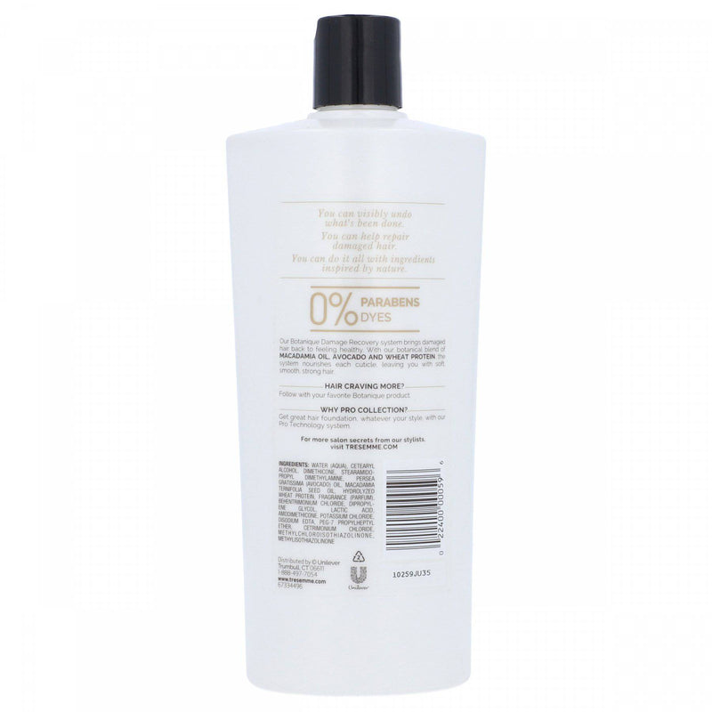 Tresemme Botanique Damage Recovery Pro Collection Conditioner 650ml - HKarim Buksh